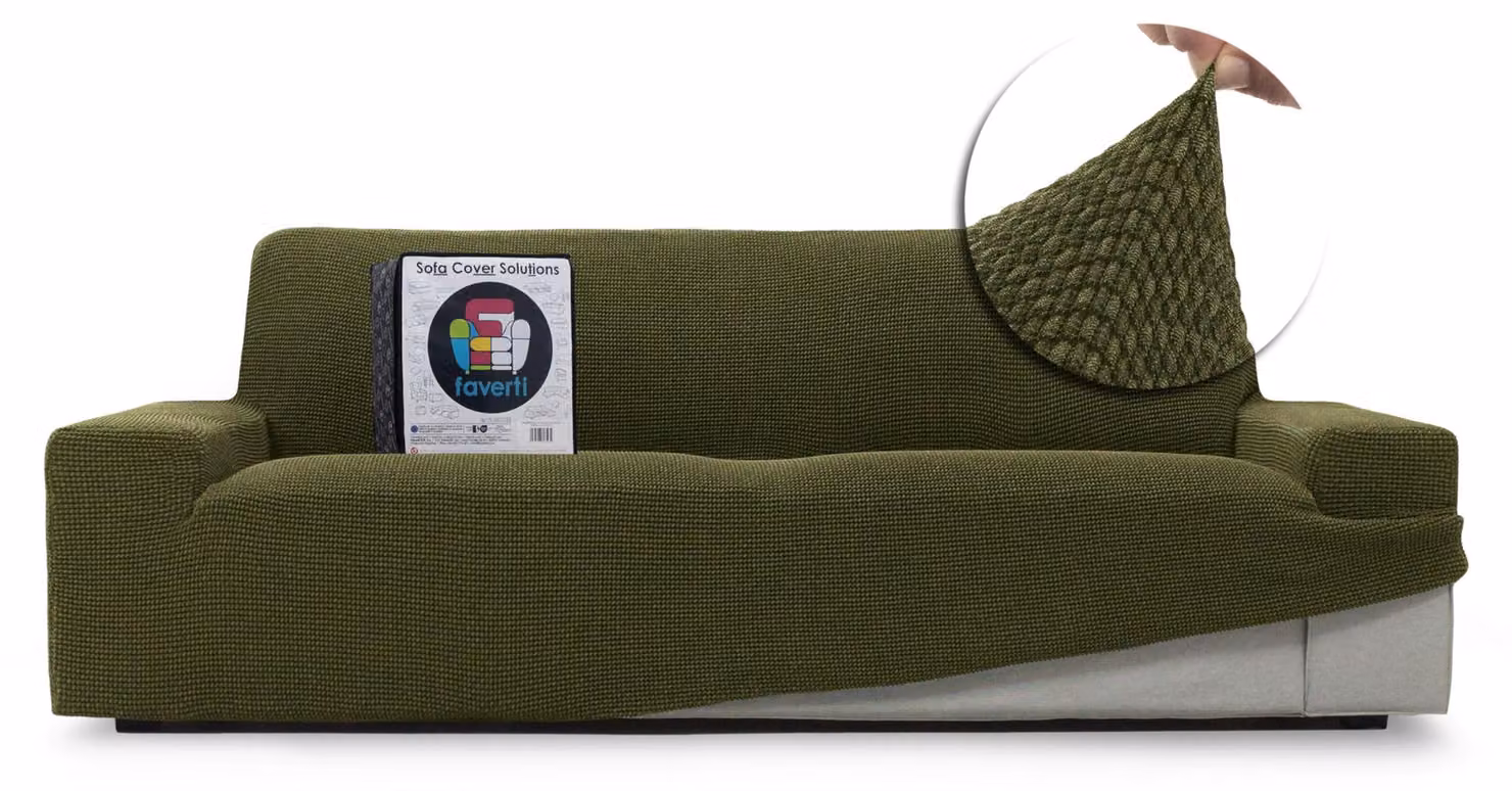 Copertura elastica per divano, adatta a divani a 3 posti, lunghezza 180-230 cm, realizzata in tessuto jacquard, ideale per il soggiorno