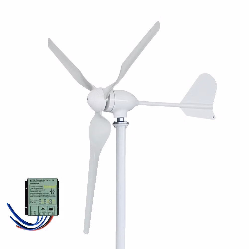 Turbina orizzontale, potenza 3000W, bassa rumorosità, con controller MPPT, 3000W, 24V