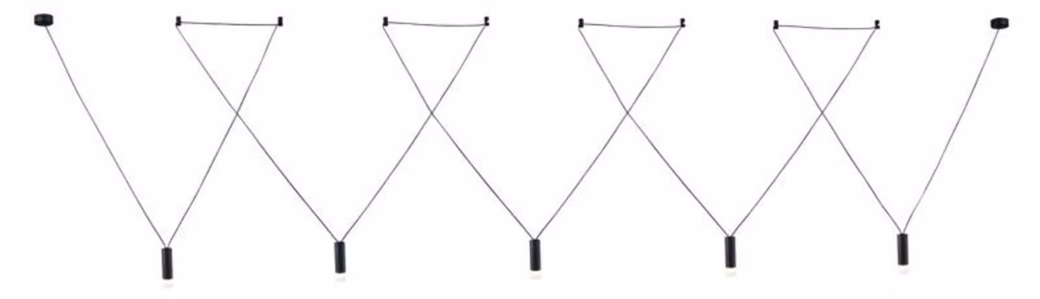 Lampada a sospensione ACA Lighting Avantgarde YL22P5BK