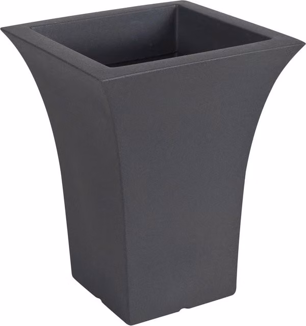 Vaso per piante Idel quadrato design moderno per interno ed esterno, colore Antracite