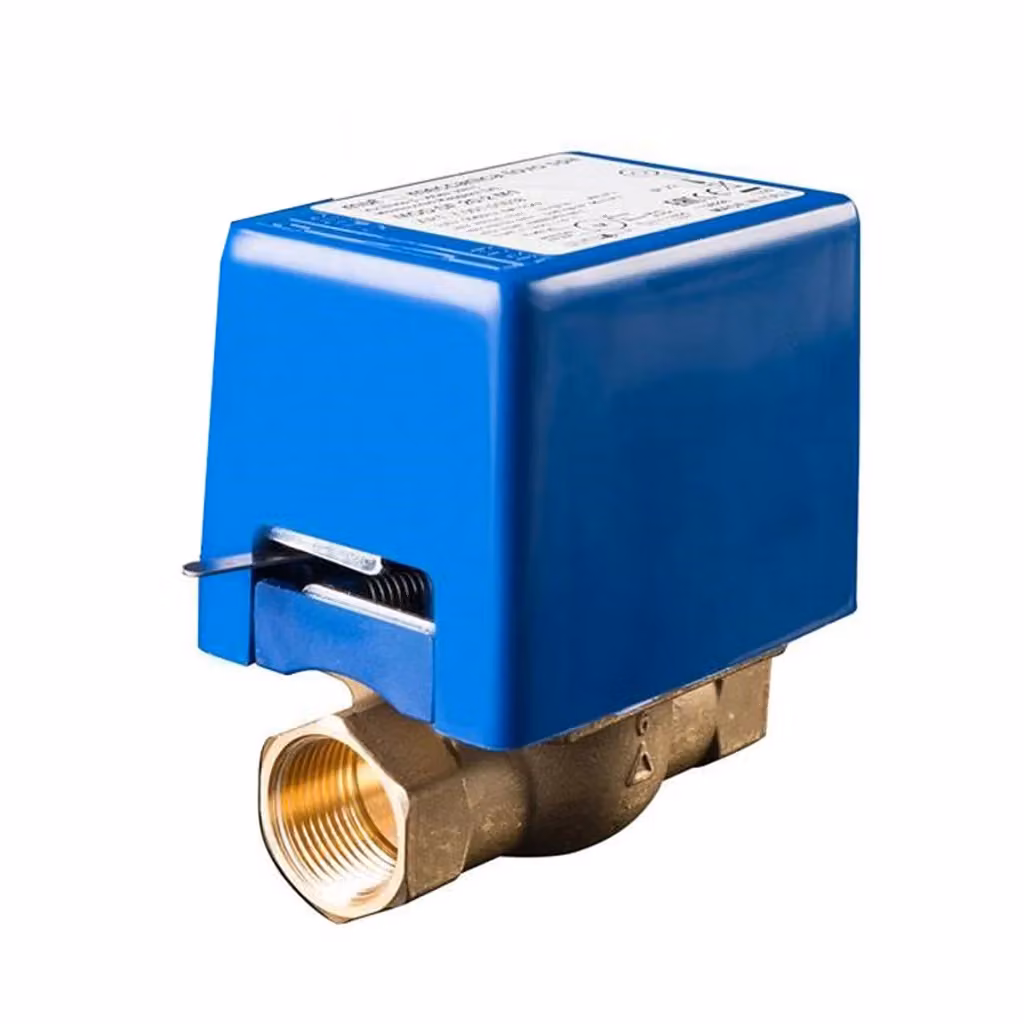 Valvola di Zona Serie Sf a 2 Vie con Micro Ausiliario Mut 3/4 Gas F in Ottone Blu – 2