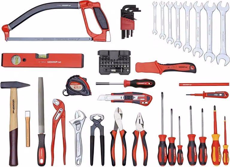 GEDORE rosso R21650072 Set di utensili BASIS in valigetta 72 pezzi, 3301630