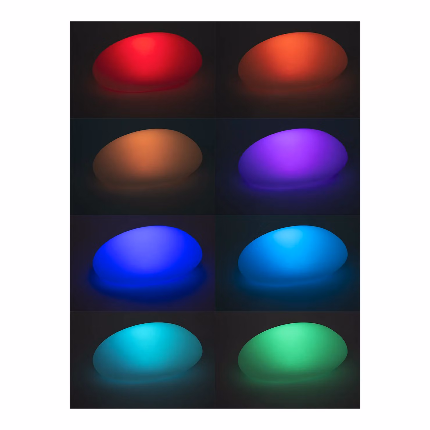 DICTROLUX Lampada Solare LED Multicolor MooNy con Telecomando per Esterno, L: 30 cm, P: 22,5 cm – 3