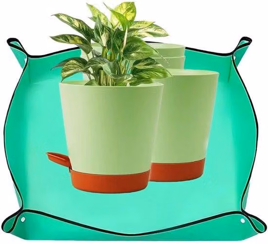 Set di 4 vasi autoirriganti con sistema di drenaggio, in plastica, ideali per interni ed esterni (balconi), con serbatoio per l'acqua che garantisce un'idratazione fino a 1 settimana, perfetti per piante grasse ed erbe aromatiche