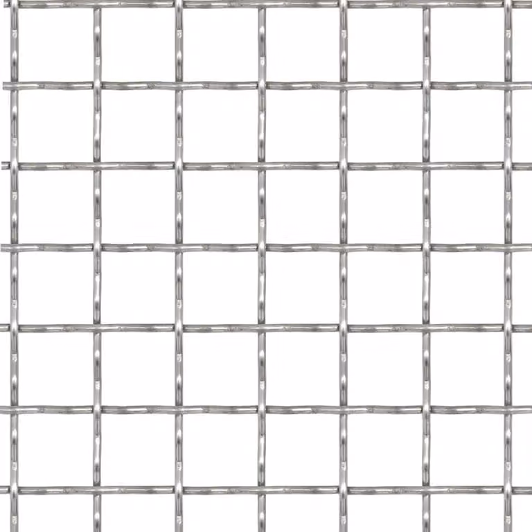 Recinzione in Rete Modulare in Acciaio Inox 50x50 cm 11x11x2 mm