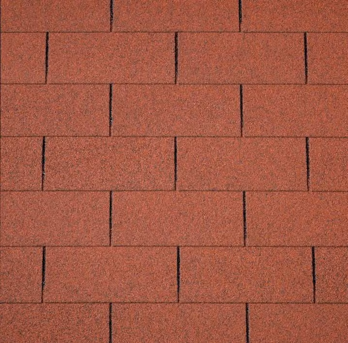 Easy Shingle® - Tegola rettangolare in bitume - rossa 2 m²