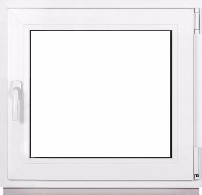 Finestra Framex per cantina Finestra in plastica Bianca Larghezza x altezza 80 x 75 cm (800 x 750 mm) doppia (32 mm) rotazione/inclinazione DIN destra - Premium - Tutte le misure