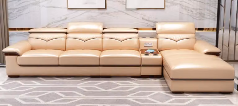 Ecksofa L-Form Polster Modern Relax Sitz Möbel Wohnlandschaft Luxus Eckgarnitur