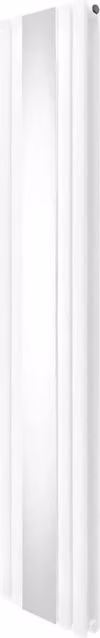 Radiatore Ovale a Specchio a Doppia Colonna Verticale Bianco 1800mm x 380mm