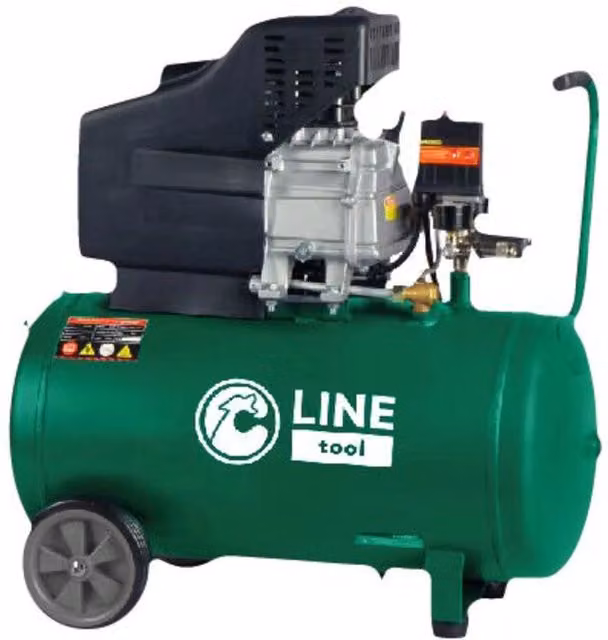 Compressore Carrellato Idroweb Verde in Metallo da 50 l 1.5HP 8 Bar