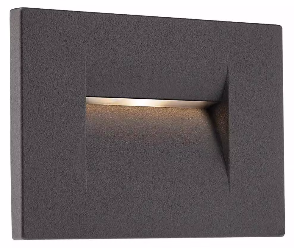 Redo Outdoor INNER AP INC SMD LED 1X3W IP65 – š7,5 v10,7 cm – grigio scuro, 4000K