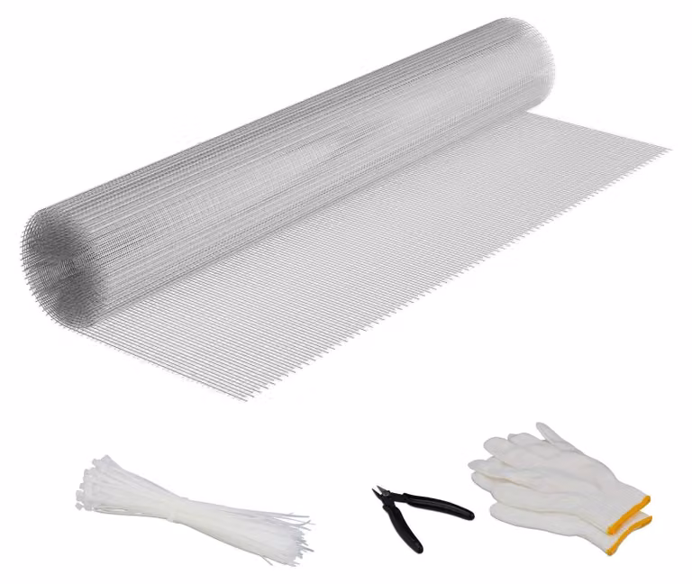 Rete metallica per gabbie aviarie, zincata, diametro 6,3 mm - Resistente agli agenti atmosferici