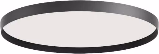 ACELIA P/M Lampada a Soffitto 40W LED Dimmerabile Taglio di Fase Biemissione in Alluminio Nero Opale - Gealuce