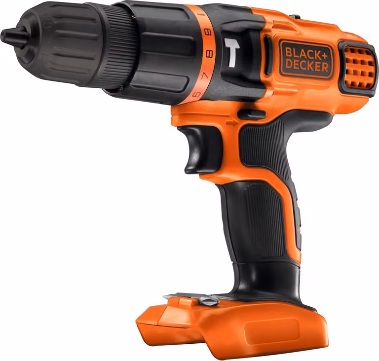 BLACK+DECKER BDCH188N-XJ - Trapano avvitatore a percussione a batteria da 18V POWERCONNECT, senza batteria