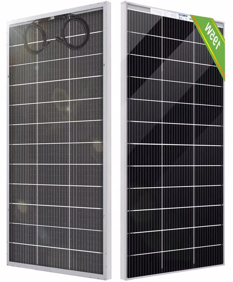 Pannello solare bifacciale - Pannello solare da 195W - Pannello monocristallino - Pannello solare termico - Pannello fotovoltaico