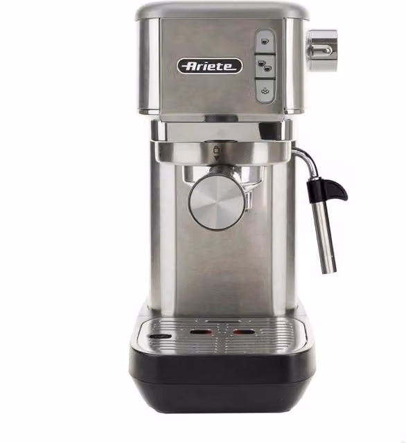 Macchina da Caffè - 15 Bar - 1300W - Filtro ½ Tazze - Dispositivo Cappuccino - Silver
