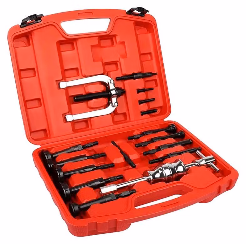 Set di utensili per la rimozione dei cuscinetti, set da 16 pezzi, struttura robusta, 16 pezzi