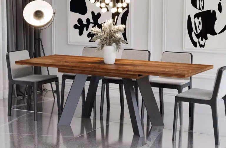 Tavolo pieghevole COMO 130(210)x80 rovere stirling