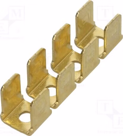 1 connettore: piatto, 0,8 mm, maschio, 6,4 mm, M3; 8 connettori doppi, tipo 1007, con terminali a saldare