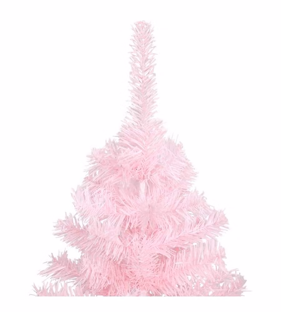 Albero di Natale artificiale rosa vidaXL in PVC, Altezza: 210 cm