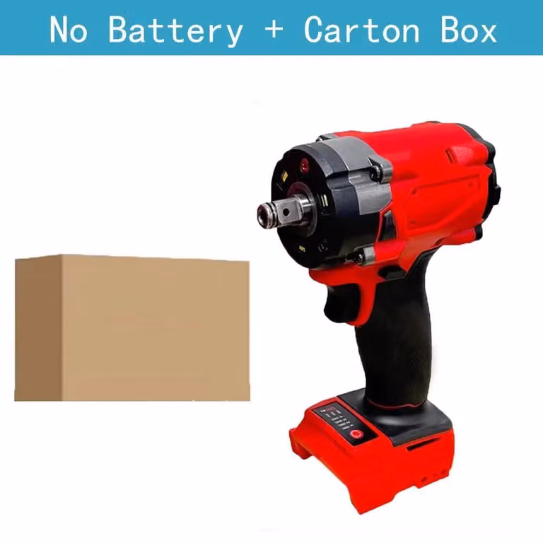 Avvitatore a percussione a batteria - 18V - Coppia di 500 Nm - Attacco quadrato da 12,7 mm - Motore brushless - 4 velocità - Senza batteria e caricabatterie - Versione UE