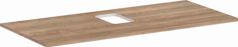 hansgrohe Xelu Q Console avec découpe au centre, 1180x550, pour vasque à poser, avec trou pour robinet, 54122230, 54122230