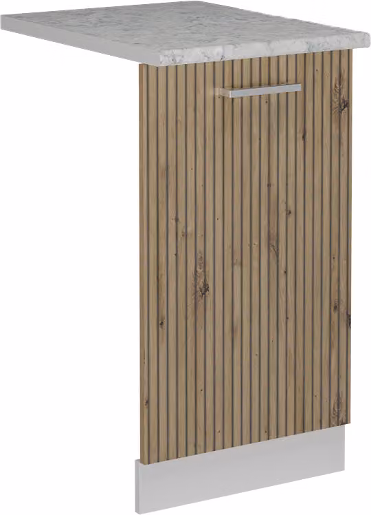 Pannello frontale della lavastoviglie Vicco R-Line Rovere artigianale 45 cm , PL Marmo, Model 55123