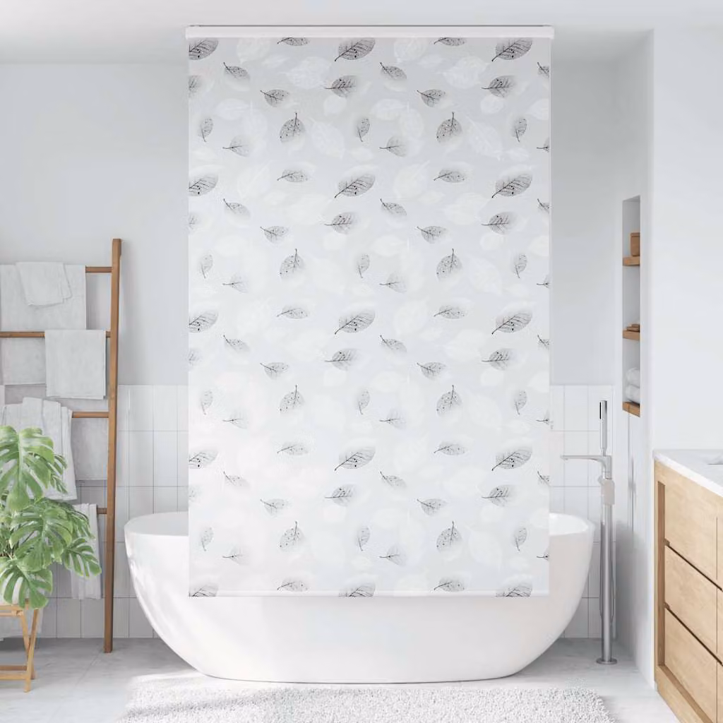 Tenda a Rullo per Doccia Cassonetto 140x240cm Larghezza Tessuto