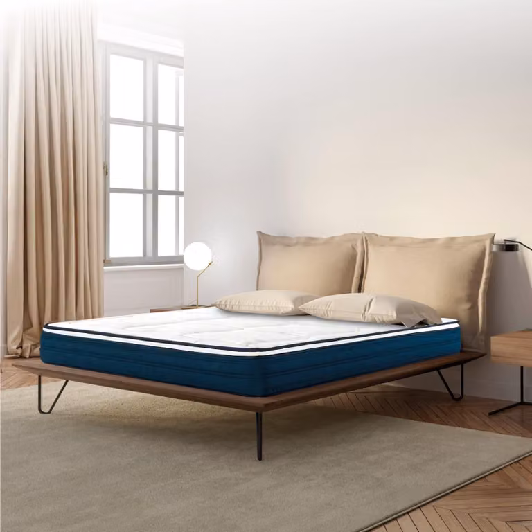 Materassi 120x190 cm, in poliuretano e memory foam, altezza 22 cm, supporto medio
