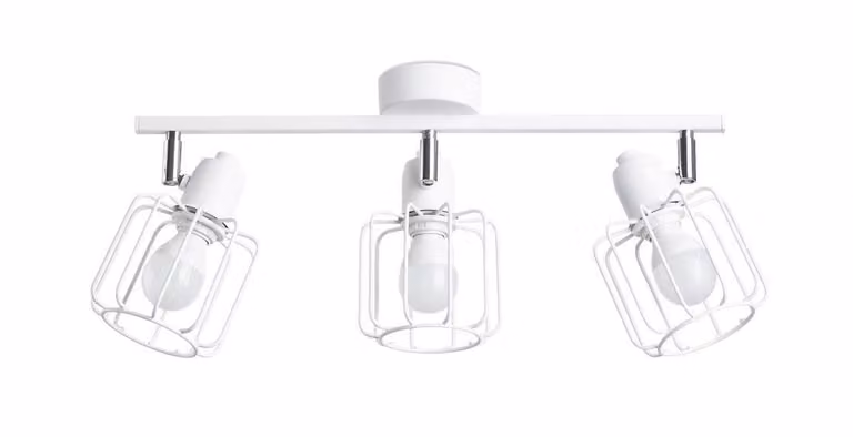 Lampada da soffitto BELUCI 3 bianco 3xE14 10W acciaio 19x17x48cm Sollux Lighting