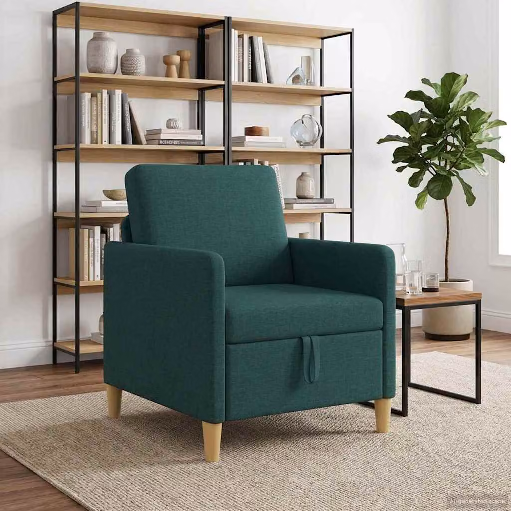vidaXL Divano con Storage Verde per il tuo soggiorno L: 72 cm, P: 78 cm, H: 87 cm