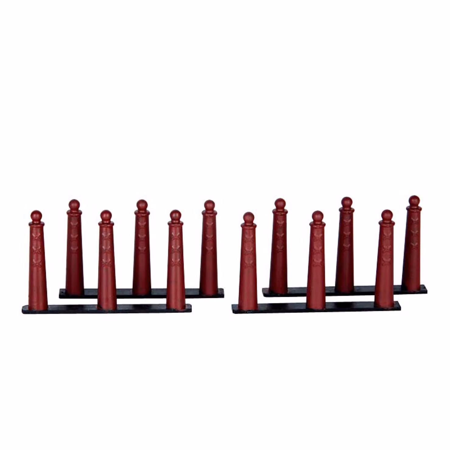 Set di 4 decorazioni natalizie Amsterdammertje Lemax in metallo rosso – 2