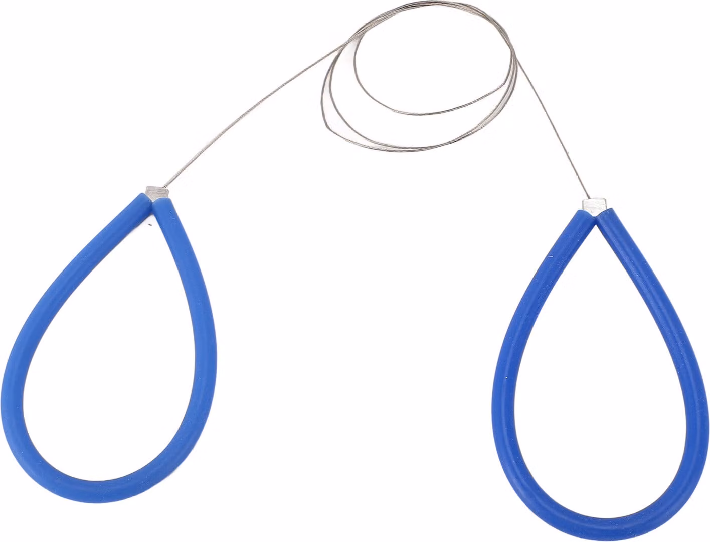 Filo da taglio per argilla, manico in silicone, acciaio inox per Vetroceramica, colore blu