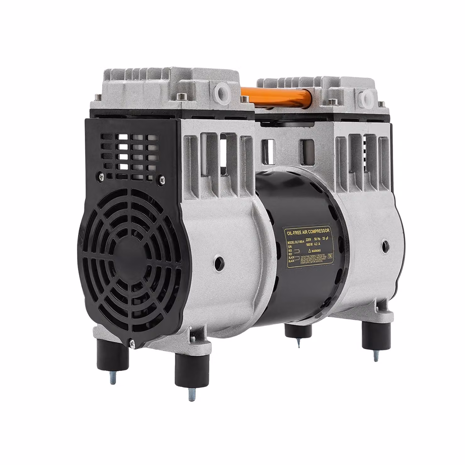Pompa compressore d'aria ad alte prestazioni, 980W/1500W, con sistema di raffreddamento avanzato e riduzione del rumore