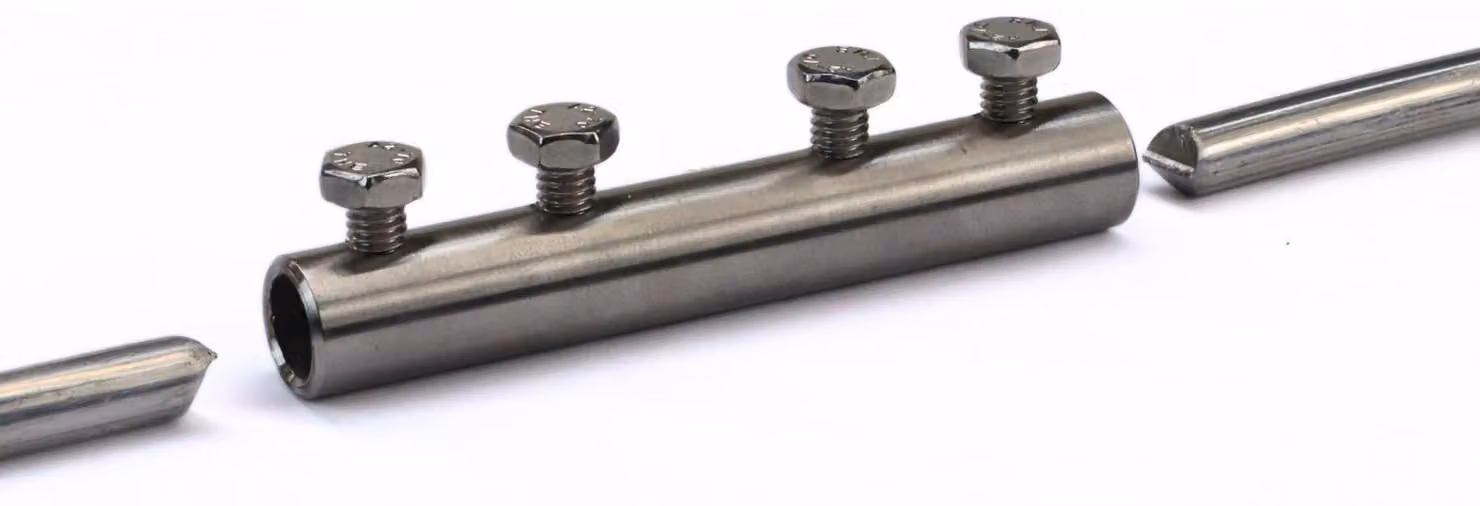 Haus-Held Morsetto parallelo 8–10 mm inox V4A