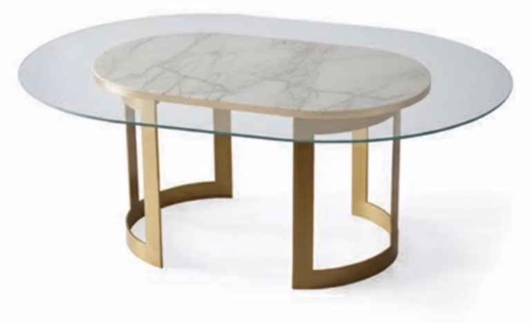 Tavolino da caffè moderno, dal design elegante e dalla funzionalità raffinata.