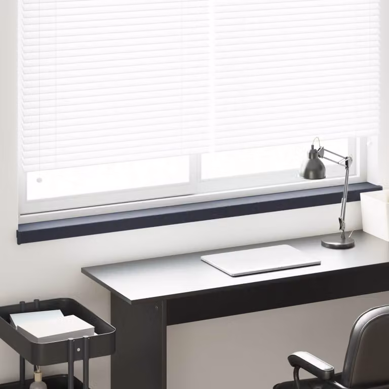 Soglia della finestra vidaXL in PVC con venature del legno, colore antracite, L: 120 cm, P: 15 cm, H: 4,5 cm