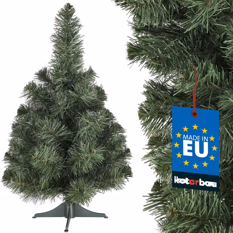 KOTARBAU® Albero di Natale Artificiale Decorazione Piccolo 50 cm Albero di Natale Stand Mini Abete Albero di Natale Artificiale Albero di Natale