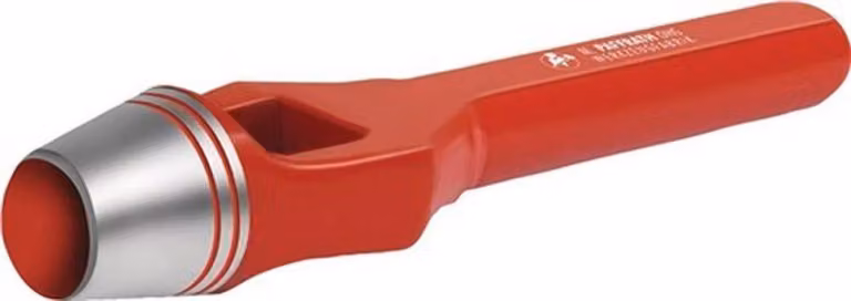 PAFFRATH Ferro da stiro Henkelloche (foro Ø 55 mm / rosso) - 0100550