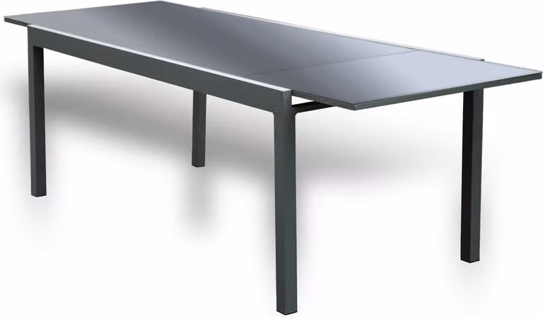 Home Deluxe - Tavolo da giardino allungabile - Sol - circa 180(240) x90x75 cm - accessori inclusi
