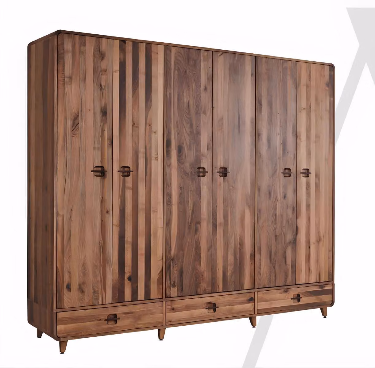 Armadio, stile moderno, colore marrone, nuovo, in legno, pratico, spazioso