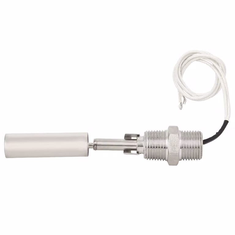 Interruttore a galleggiante per livello liquido, montaggio laterale, acciaio inox 304, filettatura maschio NPT da 1/2", DC 0-110 V