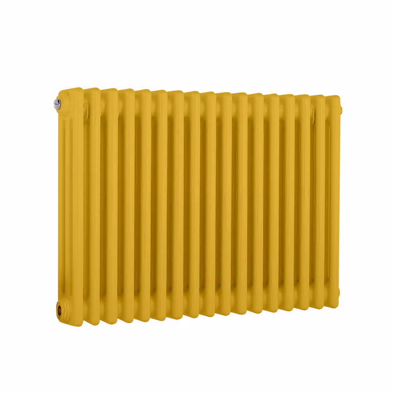 Radiatore Orizzontale a Colonne (3 Colonne) 500mm x 785mm - Giallo (Dandelion Giallo) - Regent