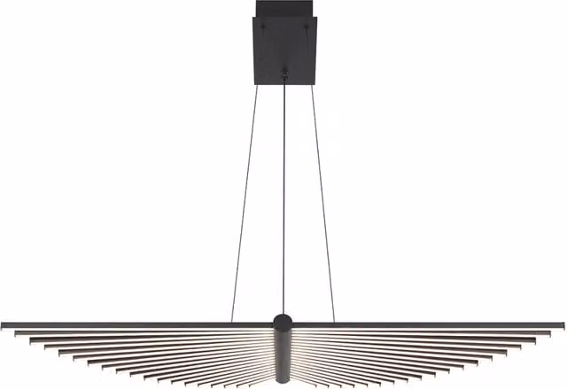 Lampada a sospensione moderna Seraph Quintiesse con LED dimmabile, colore nero – 1