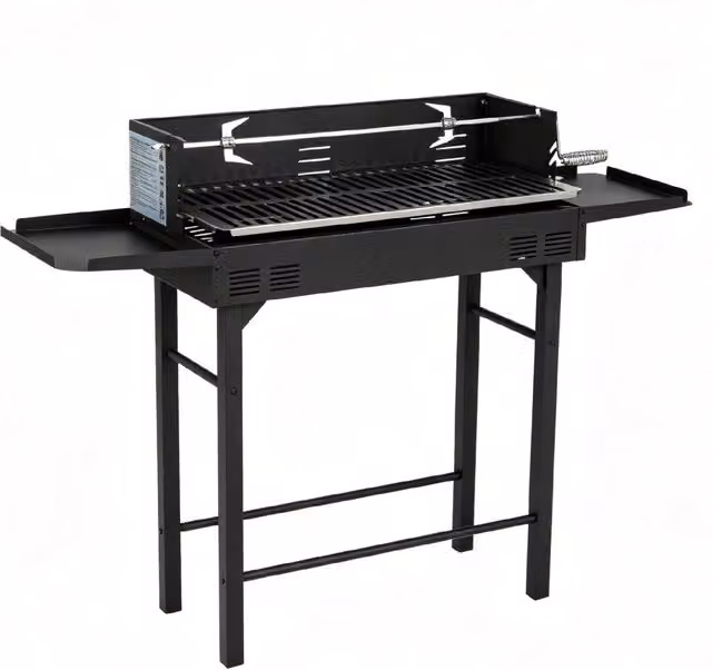 Barbecue a carbonella da esterno in metallo portatile