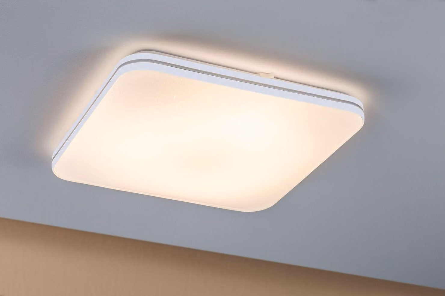 Paulmann WallCeiling Costella, plafoniera a LED, 22W, 430x430mm, bianca, 230V, acrilico/metallo