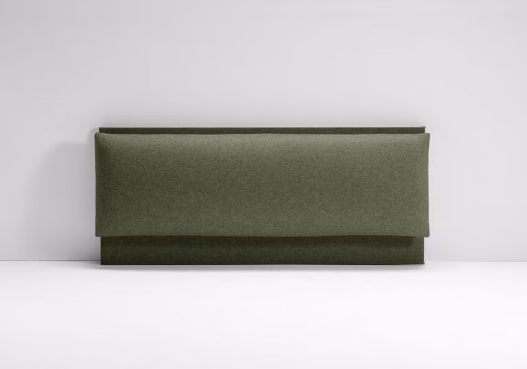 Testata Letto Imbottita - ROMA Verde 120x190 cm