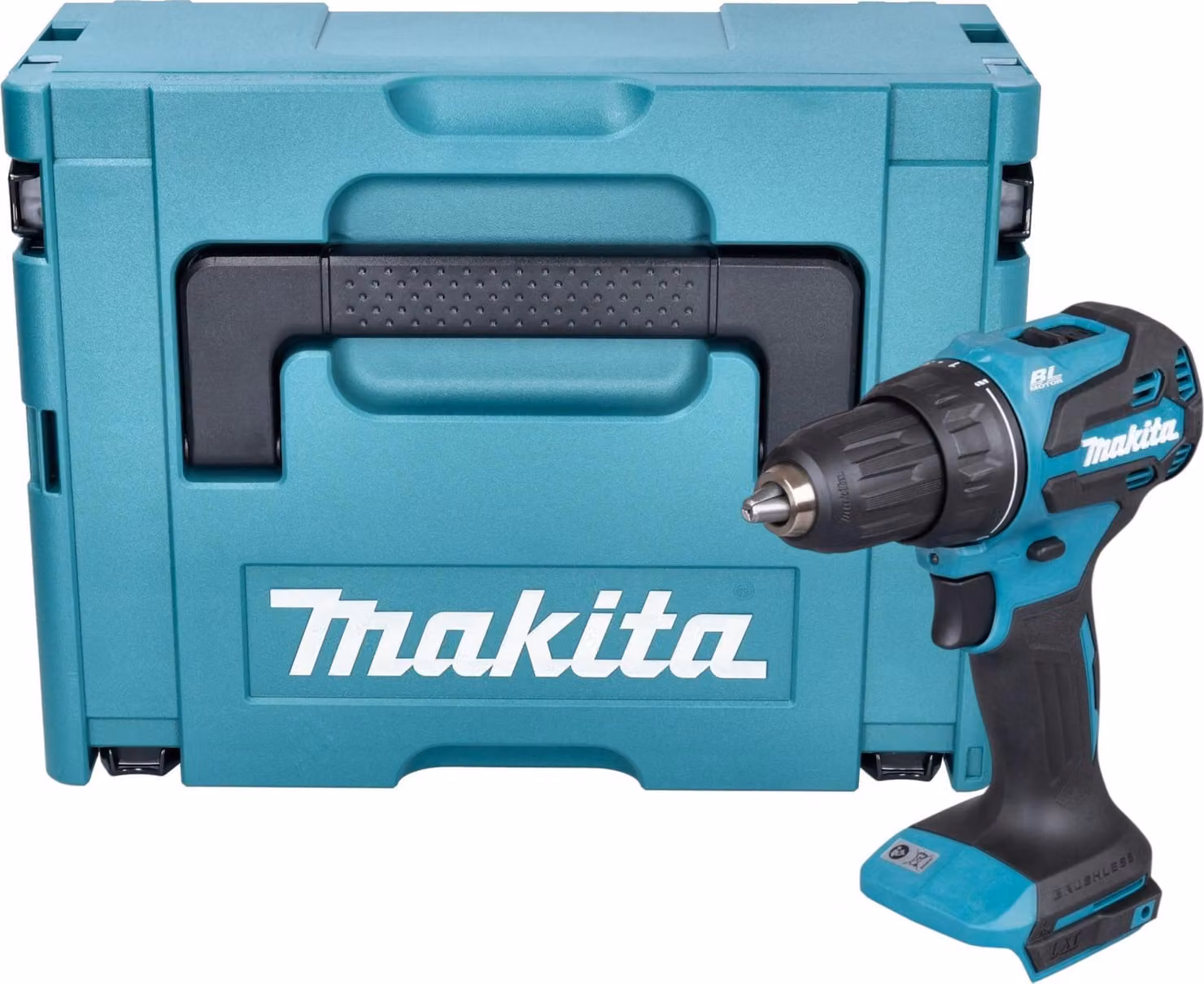 Makita DDF 490 ZJ Trapano avvitatore a batteria 18 V 65 Nm 1/2" Brushless + Makpac - senza batteria, senza caricabatteria