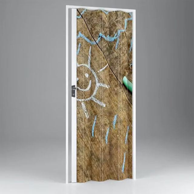 Porta a soffietto interna Children in PVC multicolore L 89,5 x H 214 cm – 2