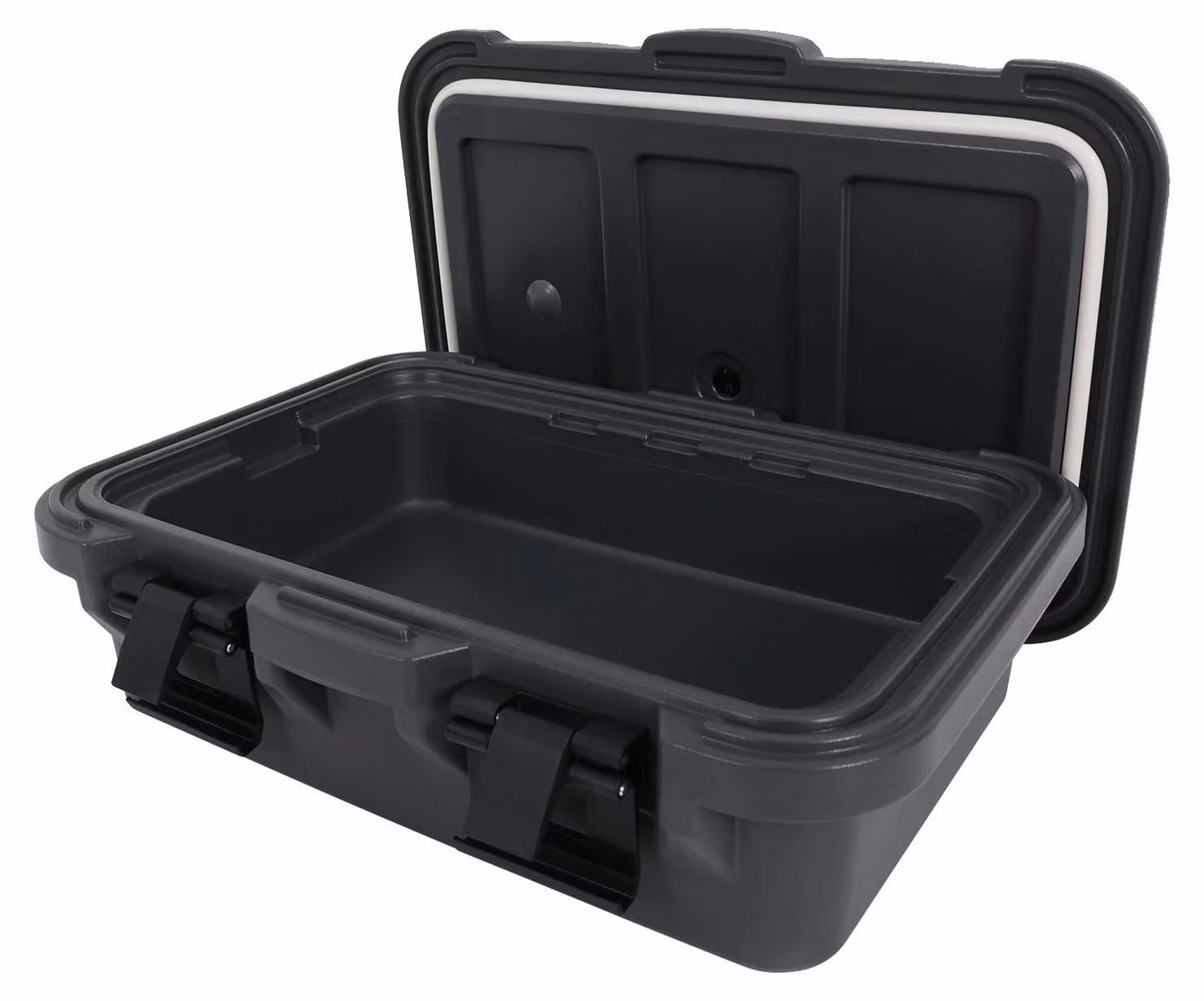 Contenitore termico per alimenti, grande capacità, design portatile, colore nero